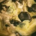 mikazuchi's cooksnap of when they made 霜降りひらたけと白菜のスープ蒸し.