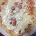 釣りバカ嫁's cooksnap of when they made アレンジ素麺☆そうめんdeピザ.