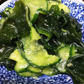 卵せんべい's cooksnap of when they made 時短レシピ☆きゅうりとわかめの酢味噌和え.