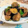 fu♪♪'s cooksnap of when they made ピーマン＆なすびの味噌炒め柚子胡椒風味♪.