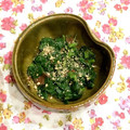 なつき☆ミ's cooksnap of when they made 簡単！我が家の定番♪モロヘイヤの梅和え.