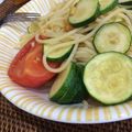 ロン子's cooksnap of when they made ズッキーニとトマトのシンプルパスタ.