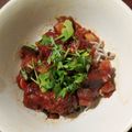 inLondon's cooksnap of when they made 簡単セロリと茄子でミートボールのトマト煮.