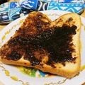 うお月's cooksnap of when they made お通じスッキリ！簡単朝の海苔マヨトースト.