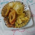 イチゴ、イチゴ。's cooksnap of when they made お弁当に♪ キャベツと竹輪のカレー炒め.