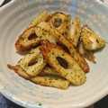 もぺちょ's cooksnap of when they made お弁当に☆簡単　ちくわの青のり炒め.