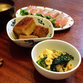 ikewaka's cooksnap of when they made あさりの水煮缶で♪簡単小松菜の和え物.