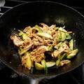 7793粥's cooksnap of when they made 簡単！胡瓜と卵のピリ辛炒め.