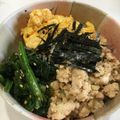 ☆ひなごろー☆'s cooksnap of when they made 我が家の鶏そぼろ丼♪.