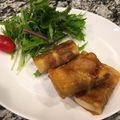とりさん♡'s cooksnap of when they made 簡単☆肉巻き高野豆腐の照り焼き.