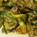 tm0824's cooksnap of when they made 茄子とろっとろ～豚肉とサッパリ炒め.
