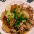 NAOばあさん's cooksnap of when they made 豚バラ肉と大根の煮物♪簡単.