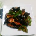 NAOばあさん's cooksnap of when they made 茄子とピーマンのケチャツナ炒め.