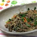 おはなすき's cooksnap of when they made 簡単☆チャプチェ炒め.