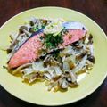 ちえたろう's cooksnap of when they made 鮭とキノコのワイン蒸し★.