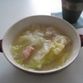 ちぃなっぱ's cooksnap of when they made ウインナーとキャベツのみぞれスープ.