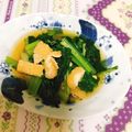 kumaぴょん's cooksnap of when they made 超簡単♡小松菜＆油あげの煮びたし♪.