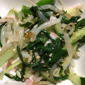 ノッケオ's cooksnap of when they made 簡単すぎ！＊もやしニラハムの塩和え＊.