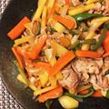 nico▼△'s cooksnap of when they made じゃがいもピーマンにんじんオイスター炒め.
