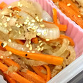 みゆるんるん's cooksnap of when they made ☆人参と新玉ねぎのツナ炒め☆.