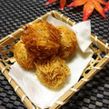 happyhams's cooksnap of when they made 簡単　鶏つくねのいが栗揚げ❤.