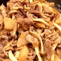 にゃんにゃおす's cooksnap of when they made うまうま☆長いもと豚肉のバタポン炒め.
