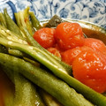 sonomay's cooksnap of when they made 【簡単】オクラとトマトのたいたん.