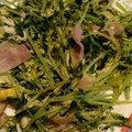 黄色のカングー☆'s cooksnap of when they made 豆苗とベーコン 卵 ゆず胡椒炒め.