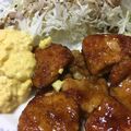 たみゅこ's cooksnap of when they made 大さじ1の黄金比♡揚げないチキン南蛮風.