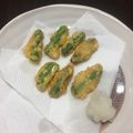 ラクラクダ's cooksnap of when they made 簡単いんげんの天ぷら.