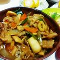 赤きんぎょ16's cooksnap of when they made 簡単！早い！エリンギ、長ネギ入りカレー丼.