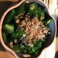 seacomet's cooksnap of when they made オクラとツルムラサキのおかか和え.