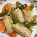 こぶ99's cooksnap of when they made 揚げない☆まきまき酢豚.
