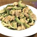 ままばなな1020's cooksnap of when they made 豚肉とゴーヤのチーズ味噌炒め.
