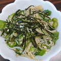 クックD5I1FT☆'s cooksnap of when they made めんつゆで簡単！オクラのおかか和え.