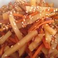 mixiye's cooksnap of when they made じゃがいもと人参のきんぴら.