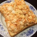 ラムセス３世's cooksnap of when they made 簡単朝ごはん！はんぺんと明太子のトースト.