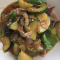 そらちゃん0504's cooksnap of when they made 豚肉とズッキーニとなすの生姜炒め.