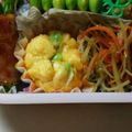 ぺぺ828's cooksnap of when they made お弁当に*枝豆チーズの茶巾*卵焼き.