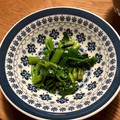 キャンキャン★'s cooksnap of when they made レンジで簡単、つるむらさきのお浸し.