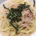 みんにょんぼん's cooksnap of when they made 優しい味！牛乳とたらこのスープスパ.