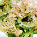 か（＾ν＾）♡'s cooksnap of when they made 沖縄料理♡ゴーヤ入りそうめんチャンプルー.