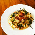 greentmt's cooksnap of when they made 梅と大葉の和風冷製パスタ.