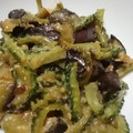ゆみらんたん's cooksnap of when they made なすとゴーヤの味噌炒め.