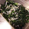 喜八＆Hacchi's cooksnap of when they made 妊娠期に鉄をたっぷり！一工夫で絶品の菜飯.