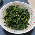 もも大好き's cooksnap of when they made 春菊と塩昆布のナムル.
