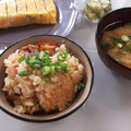 Reikaaaaaa's cooksnap of when they made 鮭とシメジとしらすの炊き込みご飯★炊飯器.