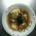 クックXRFI4T☆'s cooksnap of when they made ナスとオクラ入りみぞれ煮の揚げ出し豆腐✿.