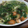 あゆたっくん's cooksnap of when they made シャウエッセンとほうれん草のみぞれあん.