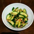 宝美空's cooksnap of when they made きゅうりと大葉干しエビの浅漬け☆.